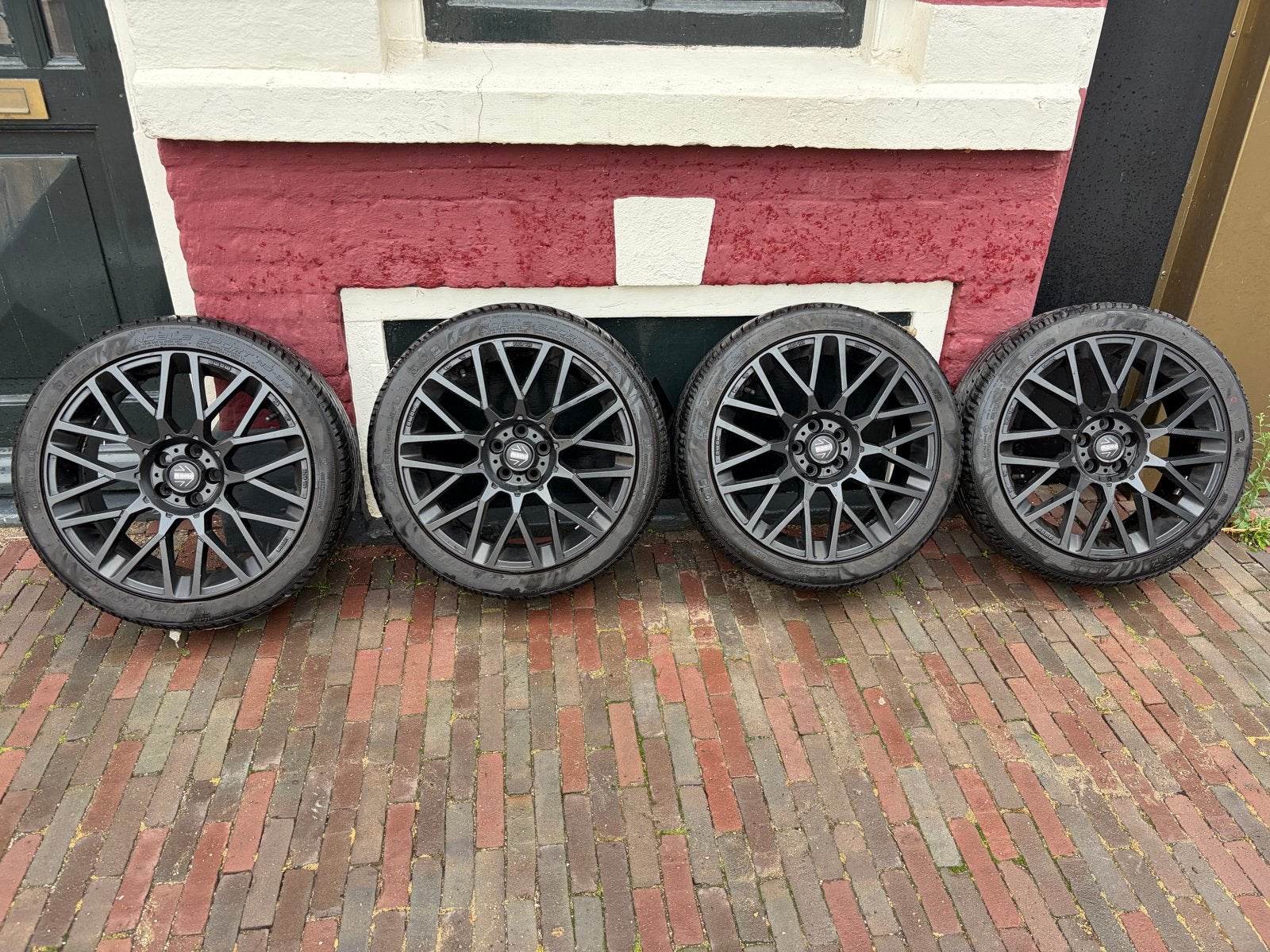 Momo velgen 17 inch Fiat / Alfa 6,5mm, Ophalen, Gebruikt, Velg(en), 17 inch
