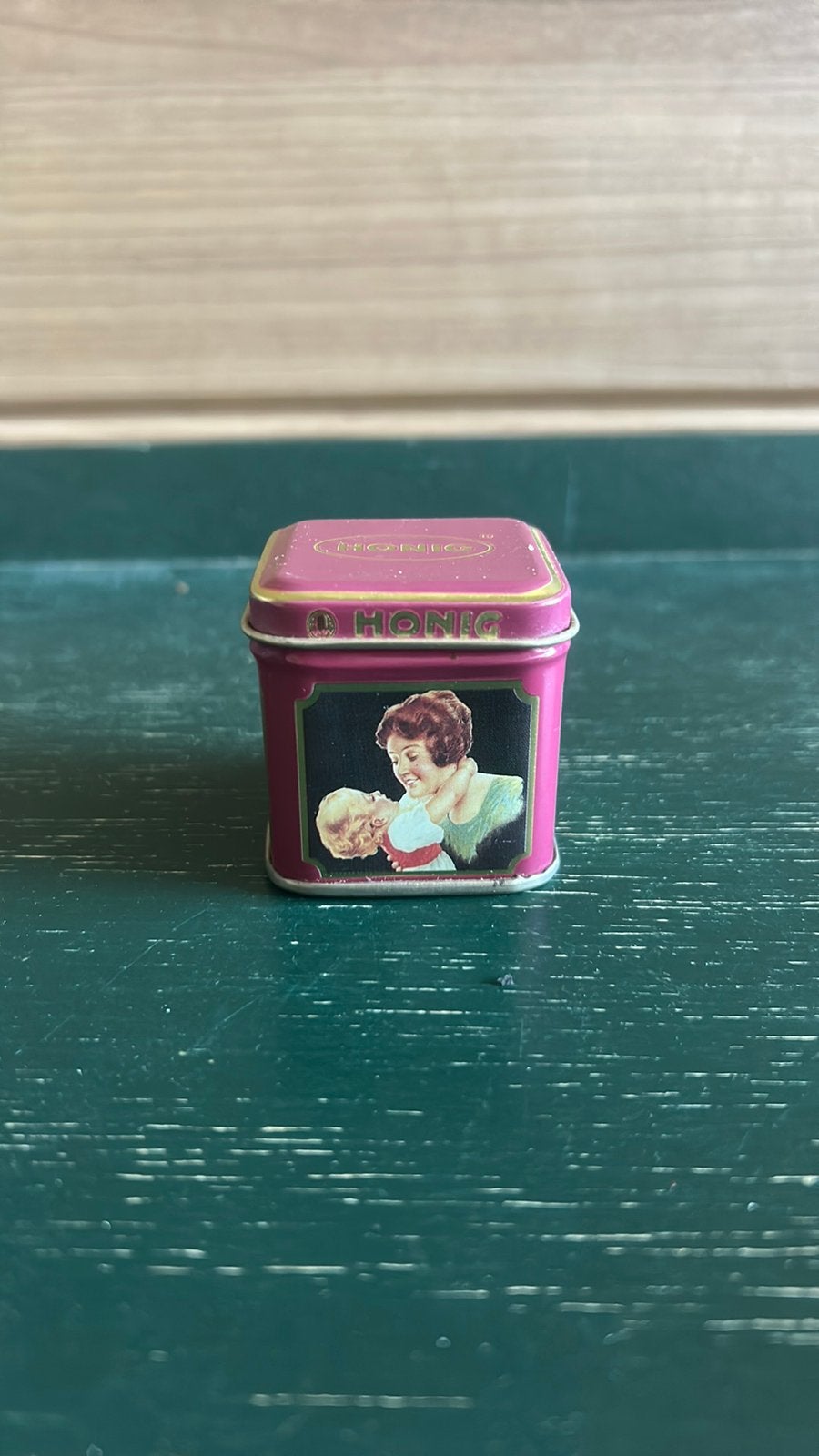 Vintage mini blikje Honig, Verzamelen, Ophalen of Verzenden, Zo goed als nieuw, Overige, Overige merken