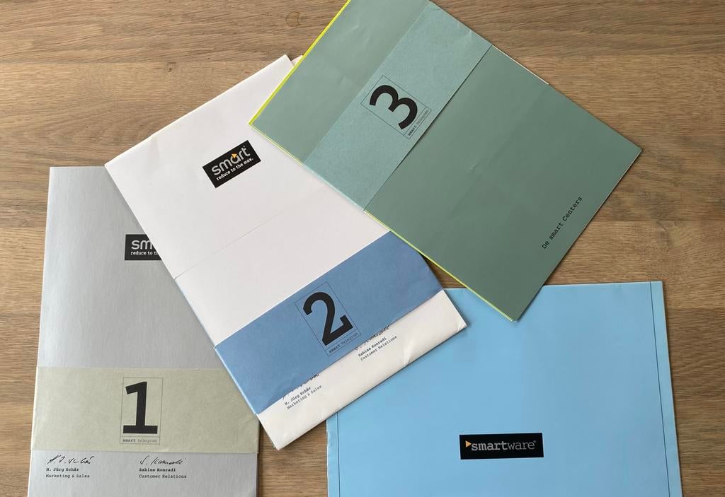 Smart introductie brochures 1998, Ophalen of Verzenden, Gelezen, Overige merken