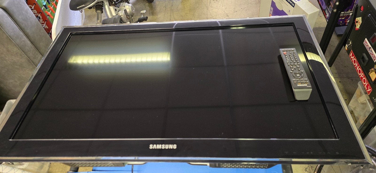 Samsung LE37D550K1W LCD TV met afstandsbediening, Ophalen, Gebruikt, LCD, 80 tot 100 cm