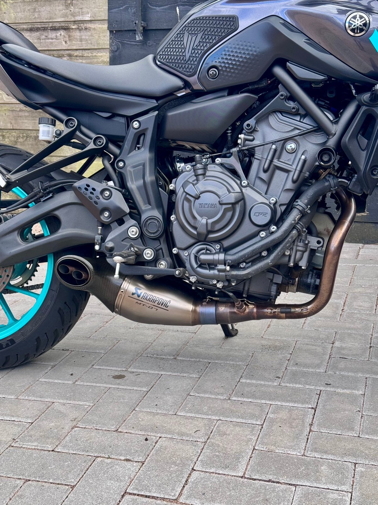 Akrapovič uitlaat voor Yamaha MT-07 2021-2024, Motoren, Onderdelen | Yamaha, Ophalen, Gebruikt