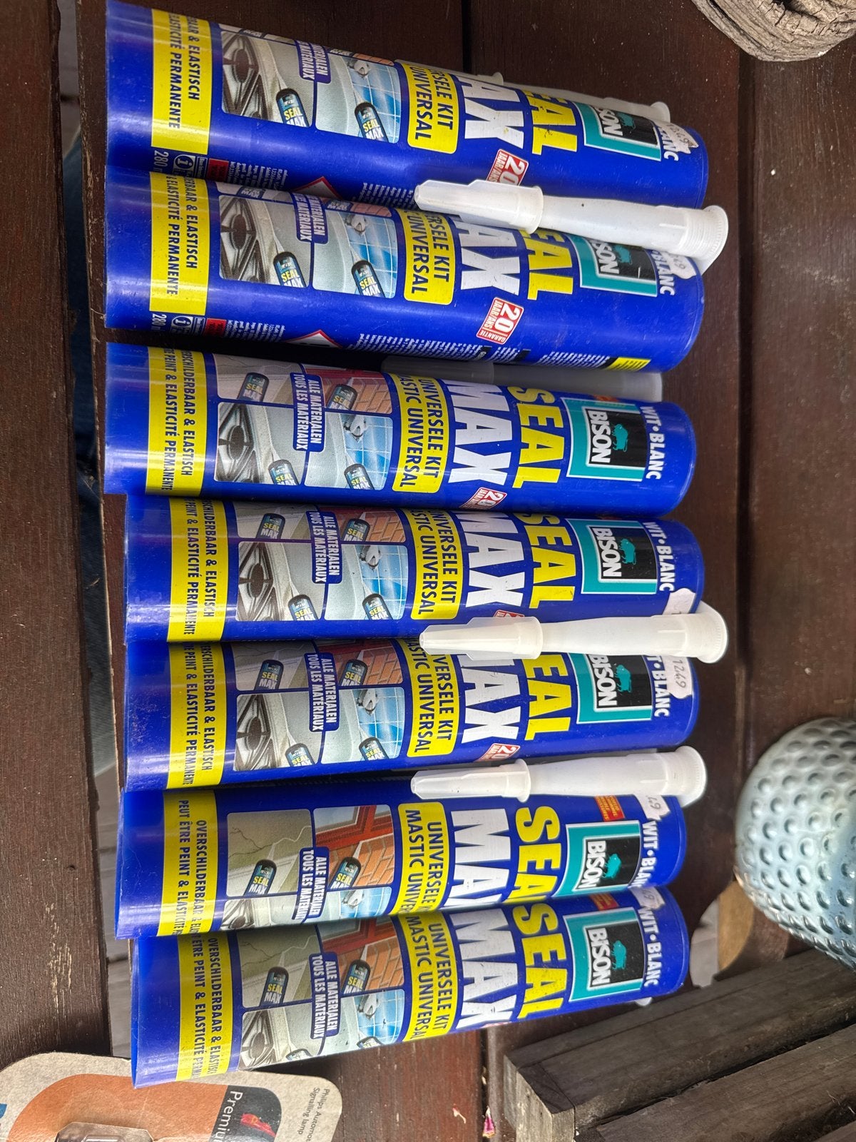 Bison Max Seal Universele Kit Wit - 7 stuks, Doe-het-zelf en Verbouw, Isolatie en Afdichting, Ophalen of Verzenden, Nieuw