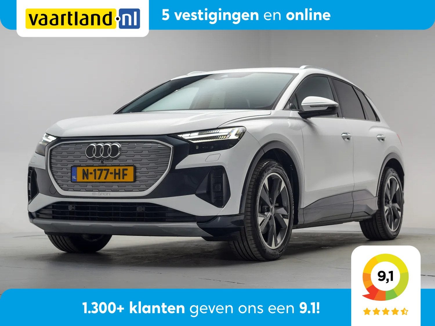 Audi Q4 e-tron 35 Launch edition Advanced 55 kWh [ LED Apple, Auto's, Automaat, 0 cilinders, Gebruikt, 1865 kg