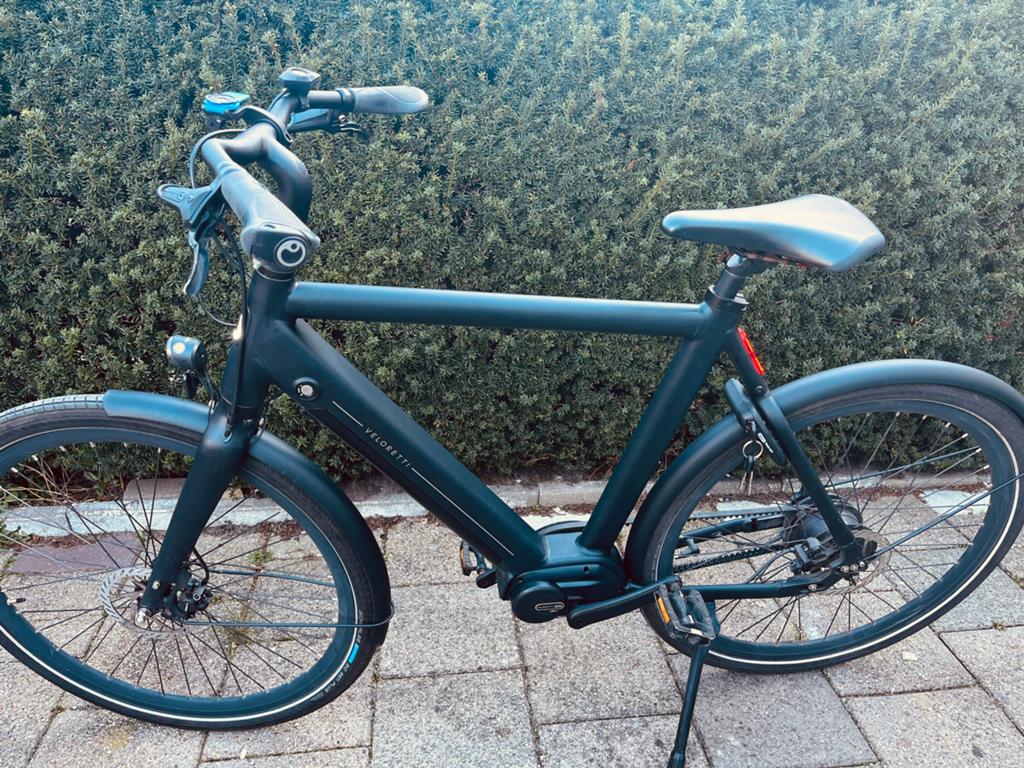 Veloretti Ace One (mat zwart), Ophalen, Veloretti, Zo goed als nieuw, 59 cm of meer