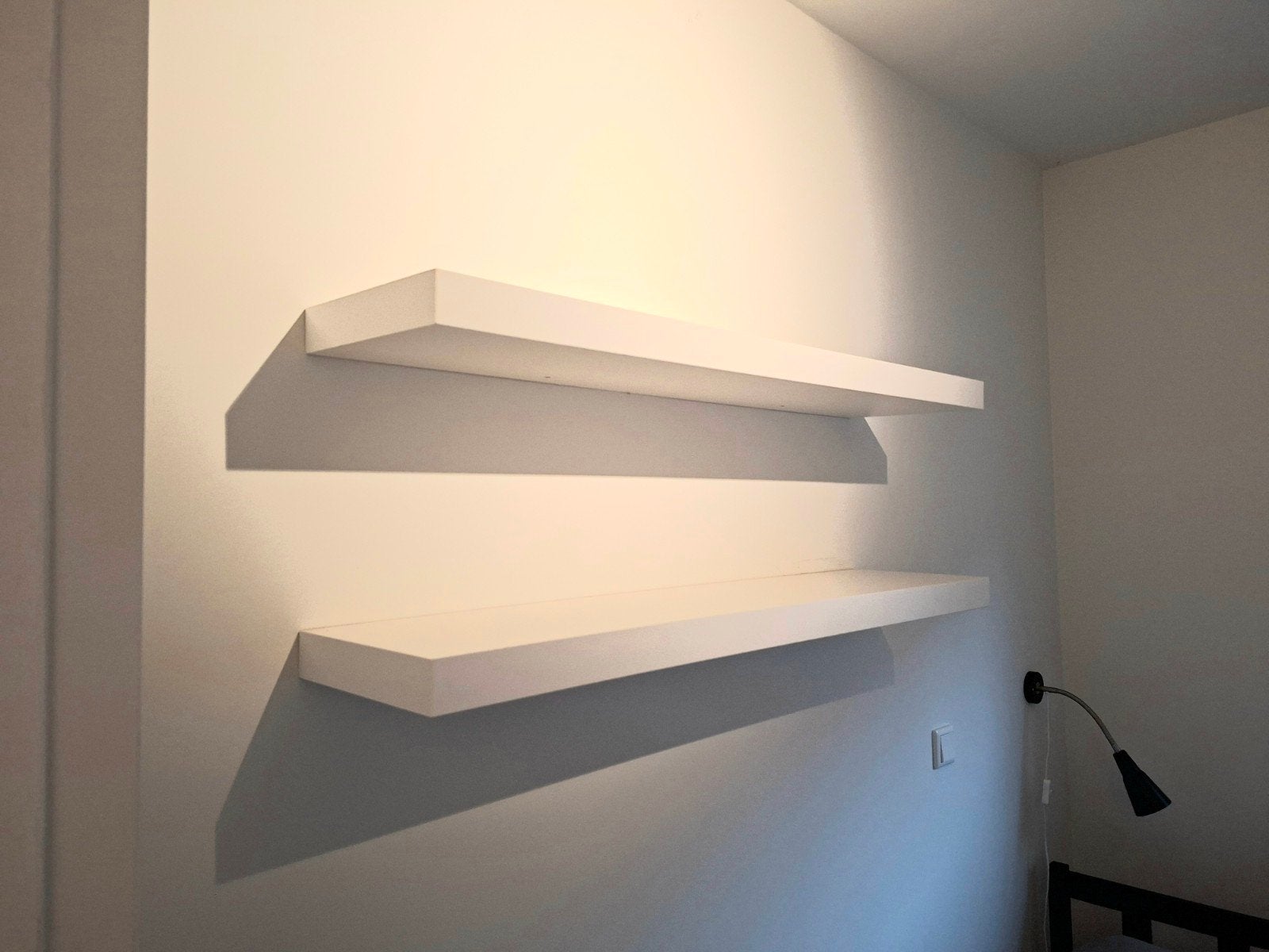 2x IKEA LACK wandplank wit 110x26 cm, Ophalen, Gebruikt