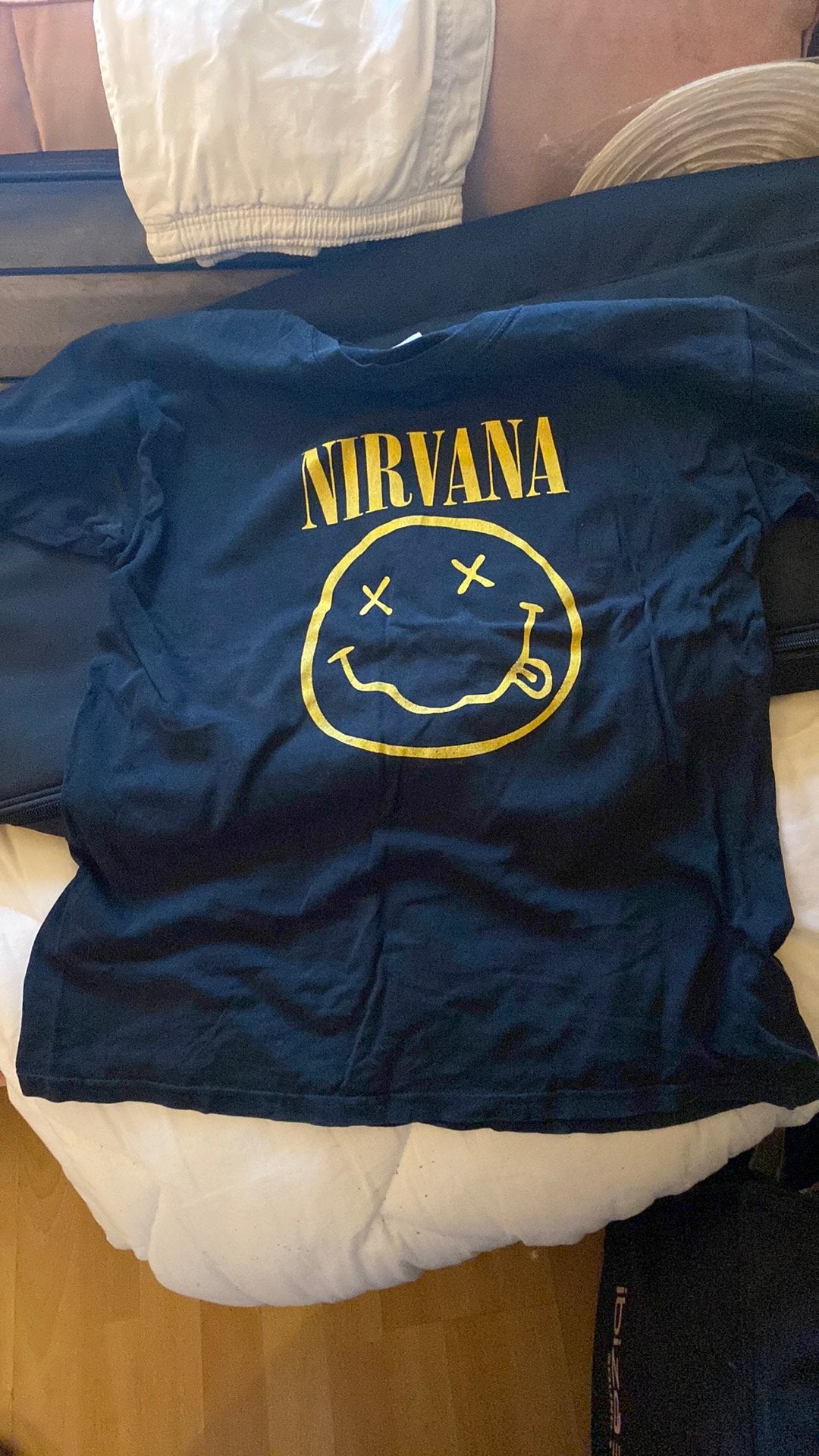 Nirvana t shirt, Ophalen of Verzenden, Zo goed als nieuw, Zwart