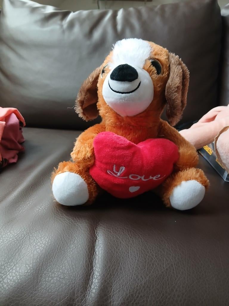 Leuke love honden knuffel., Ophalen of Verzenden, Overige typen