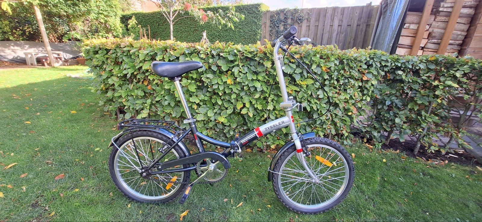 Vouwfiets Zyssler  _ lekker klein op te vouwen, 20 inch of meer, Gebruikt, Velgrem, Totaal opvouwbaar