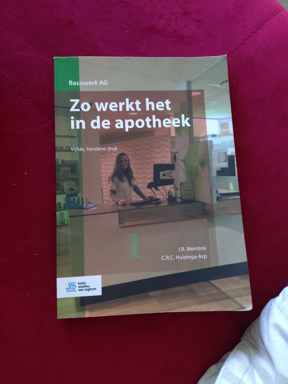 Zo werkt het in de apotheek - 5e druk, Gelezen, J.R. Mentink, C.R.C. Huizinga-Arp, Ophalen of Verzenden, MBO