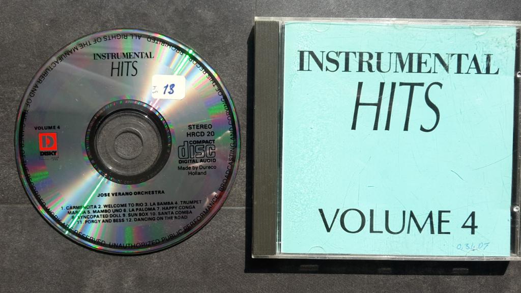 CD - Instrumental hits volume 4 - Jose Verano Orkest - Tango, Ophalen of Verzenden, Zo goed als nieuw