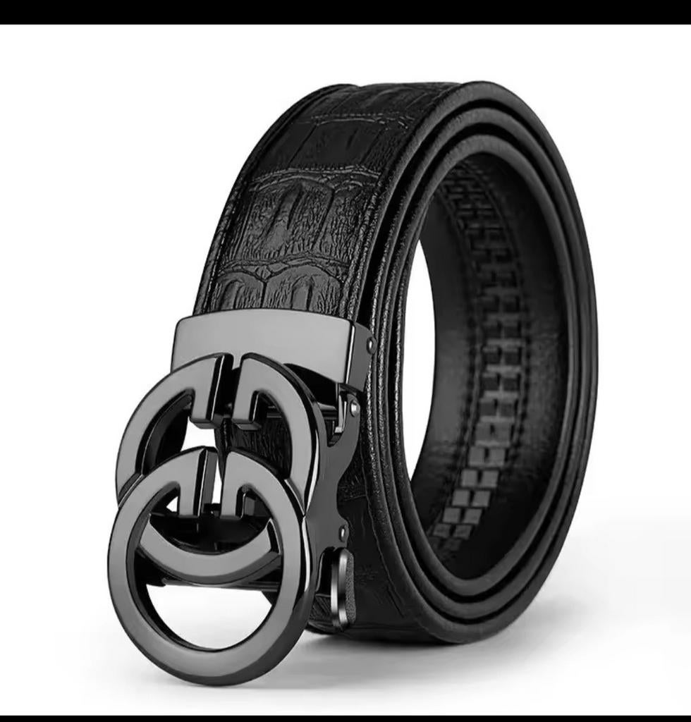 Luxe Zwarte riem, Ophalen, Onbekend, Nieuw, 105 tot 115 cm