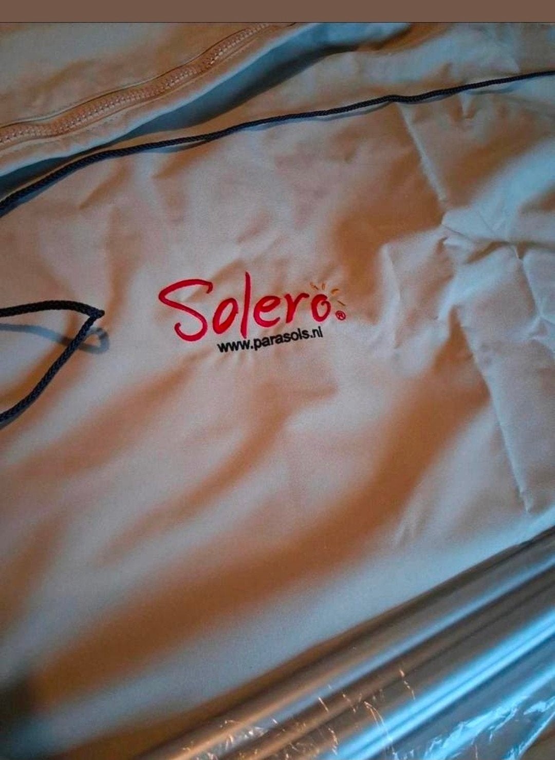 Solero Parasol Beschermhoes 370cm - Nieuw, Tuin en Terras, Parasols, Ophalen of Verzenden, Nieuw, Parasolhoes