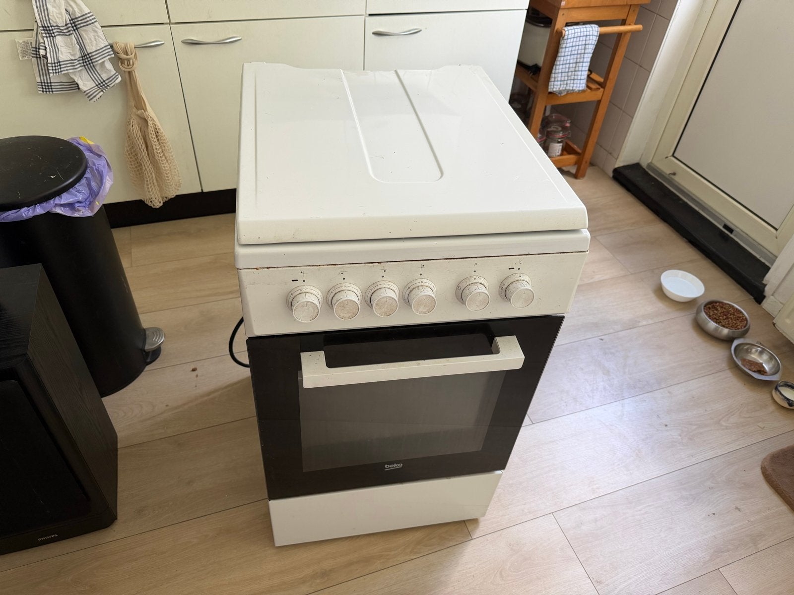 Oven met inductie fornuis - met wat werk, Ophalen, Niet werkend, Vrijstaand, Elektrisch