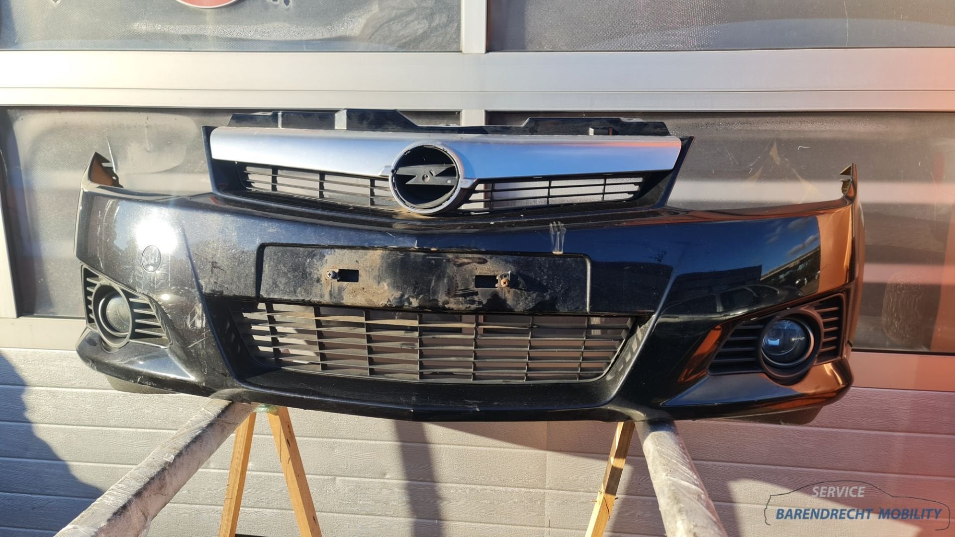 Voorbumper Opel Tigra B TT TwinTop voor bumper zwart mistlam, Auto-onderdelen, Carrosserie en Plaatwerk, Gebruikt, Voor, Opel Automobile GmbH