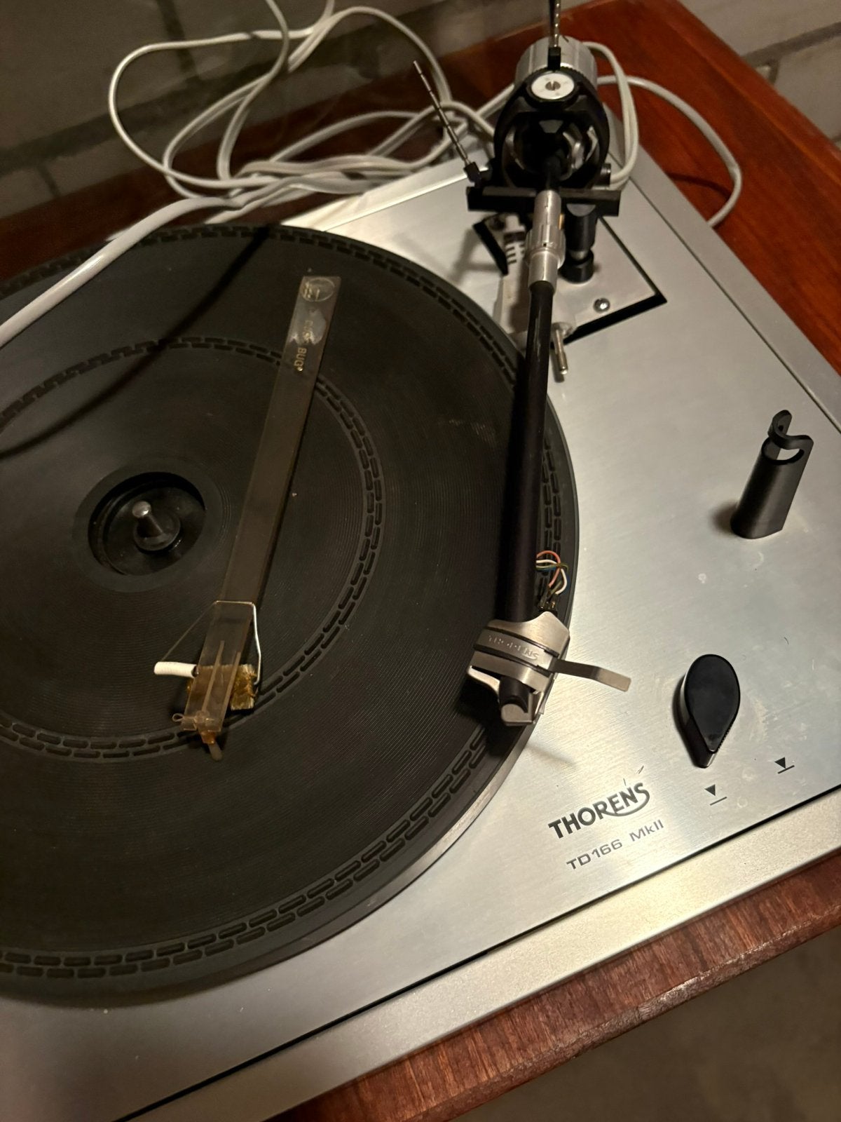 Thorens TD 166 MkII Vintage Turntable, Ophalen, Gebruikt