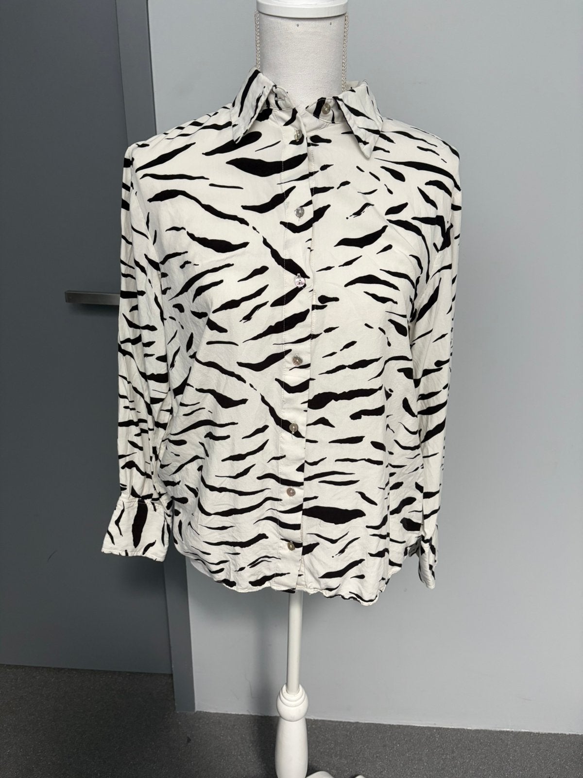 Blouse, Ophalen of Verzenden, Zo goed als nieuw, Maat 36 (S), Wit