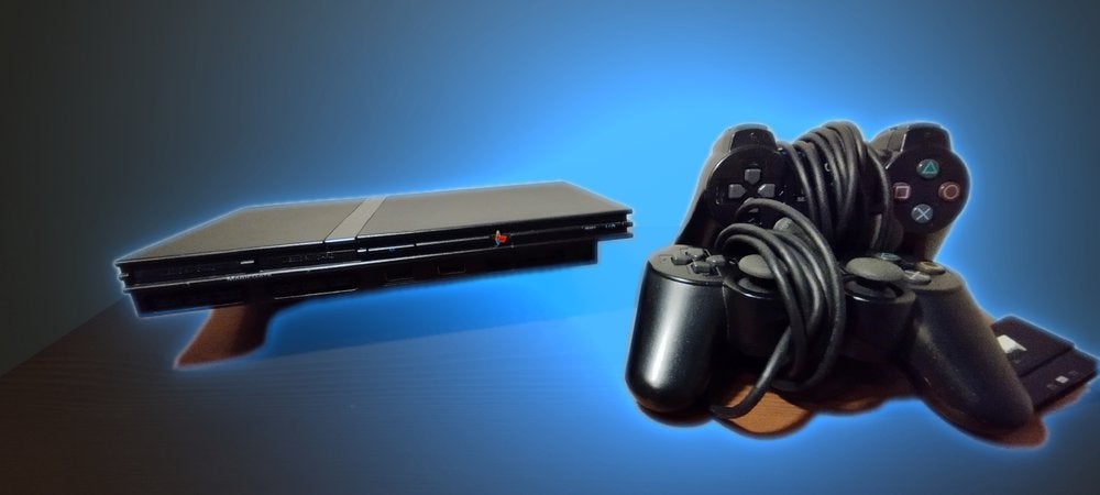 PlayStation 2 - Refurbished, nette staat, Zwart, Met 2 controllers, Refurbished, Ophalen of Verzenden