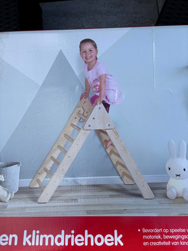 Nieuw houten klimrek voor peuters - nooit gebruikt!, Ophalen of Verzenden, Nieuw