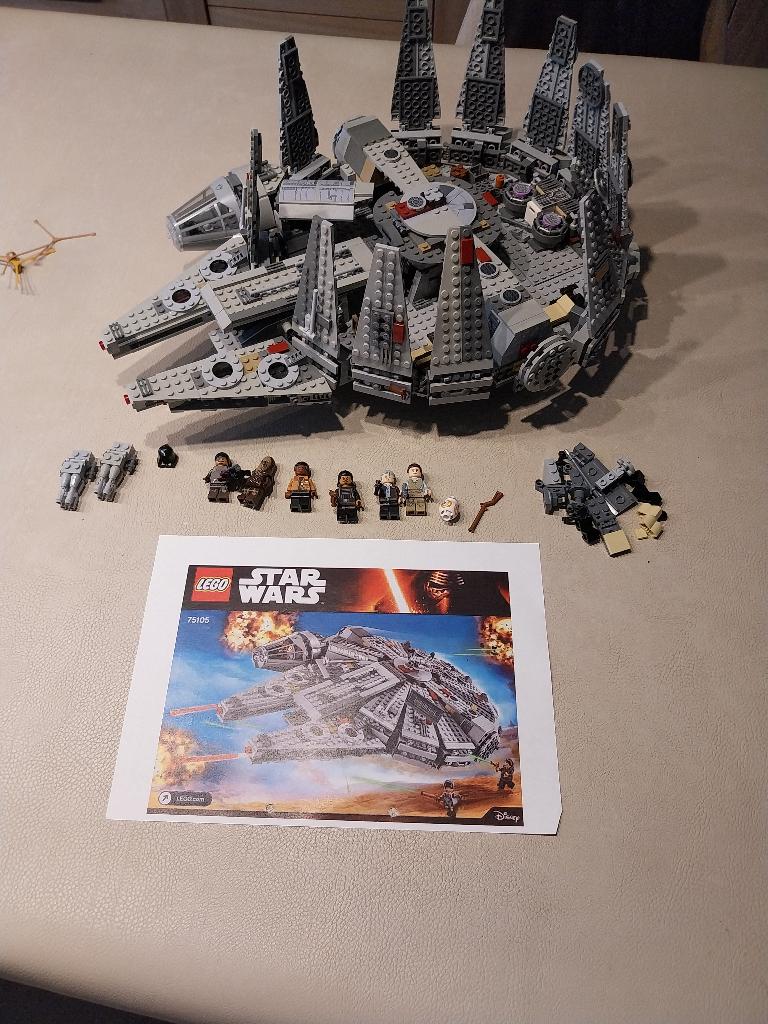 lego star wars 75105 Millennium Falcon, Gebruikt, Star Wars, Lego, Ophalen of Verzenden