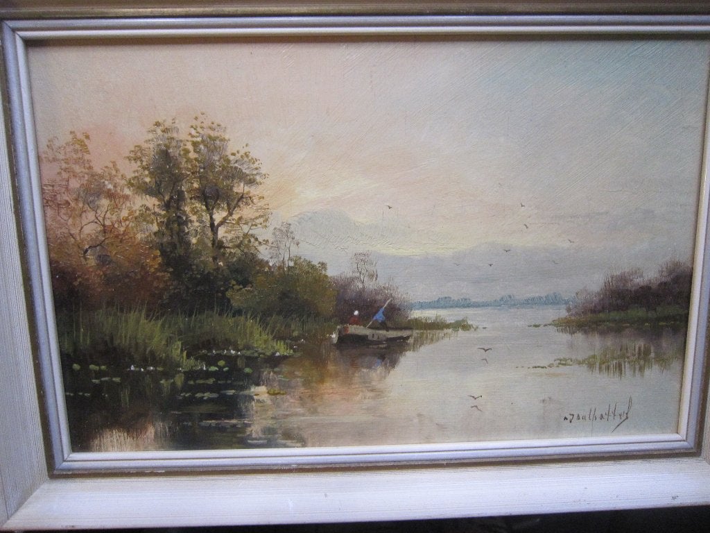 Mooi Plasgezicht in mooi lijstje Naar Du Chattel, Antiek en Kunst, Ophalen of Verzenden