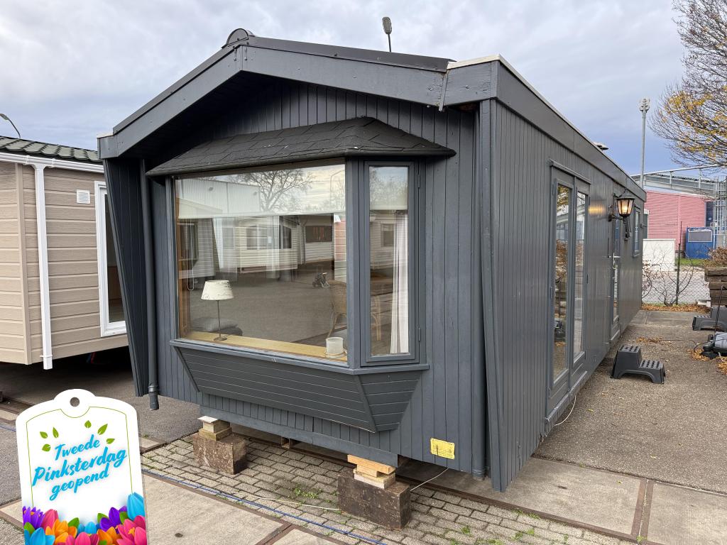 Houten Chalet 9.50 x 3.60 Dubbelglas, Caravans en Kamperen, Stacaravans, Niet ingevuld, Niet ingevuld, Niet ingevuld