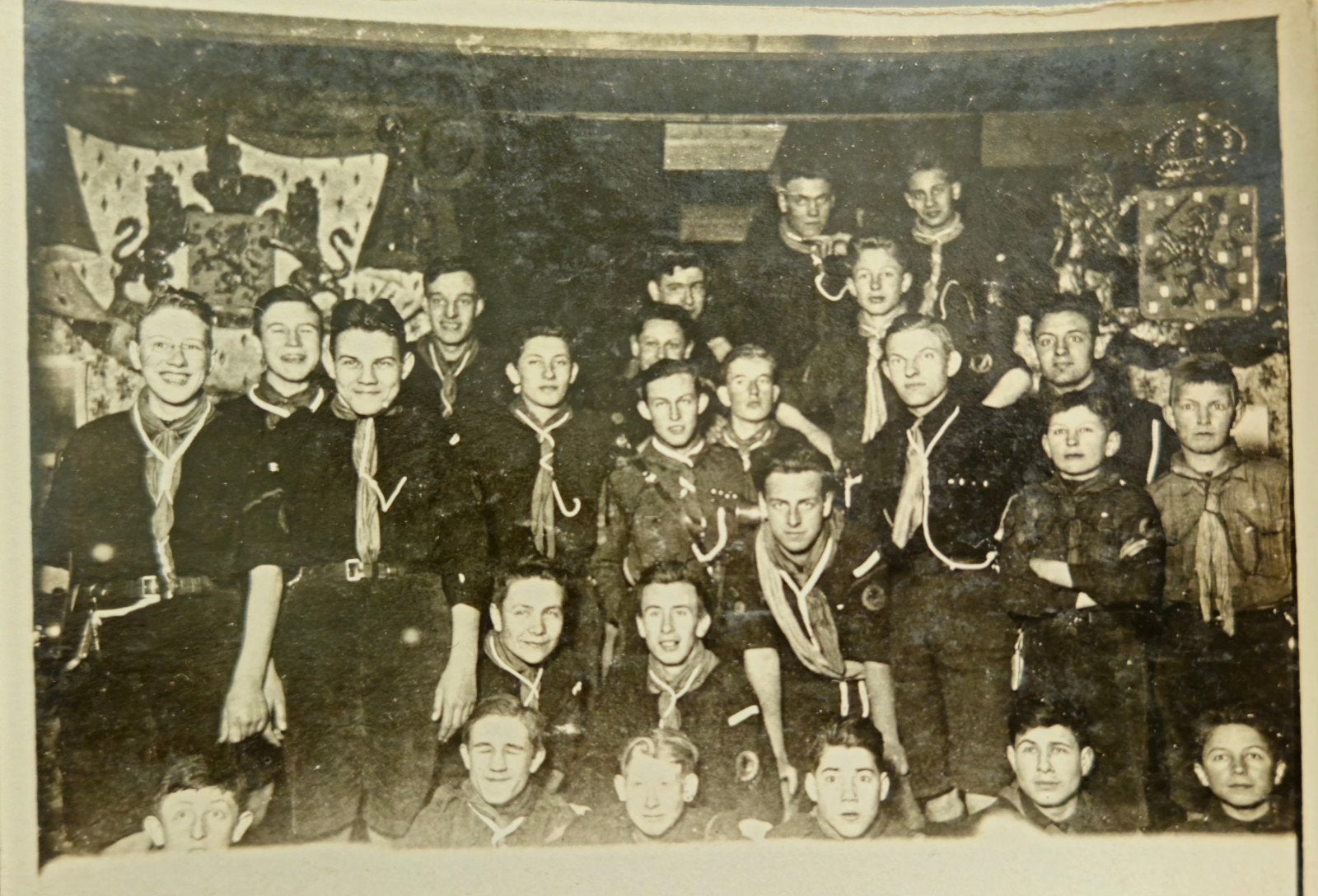 Oude foto scouts padvinders verkenners Haarlem, Verzamelen, Scouting, Zo goed als nieuw, Overige typen, Ophalen of Verzenden
