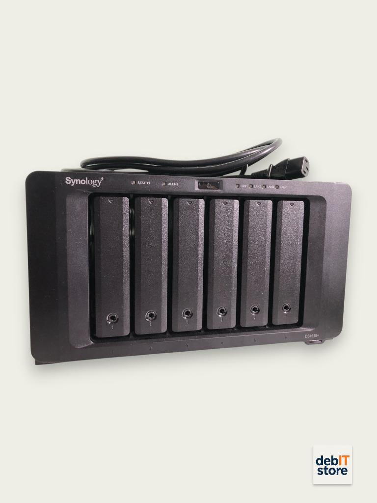 Synology DS1618+ NAS *8gb ram upgrade* + evt. hdd, Synology, Info@debitstore.nl, Ophalen of Verzenden, Zo goed als nieuw