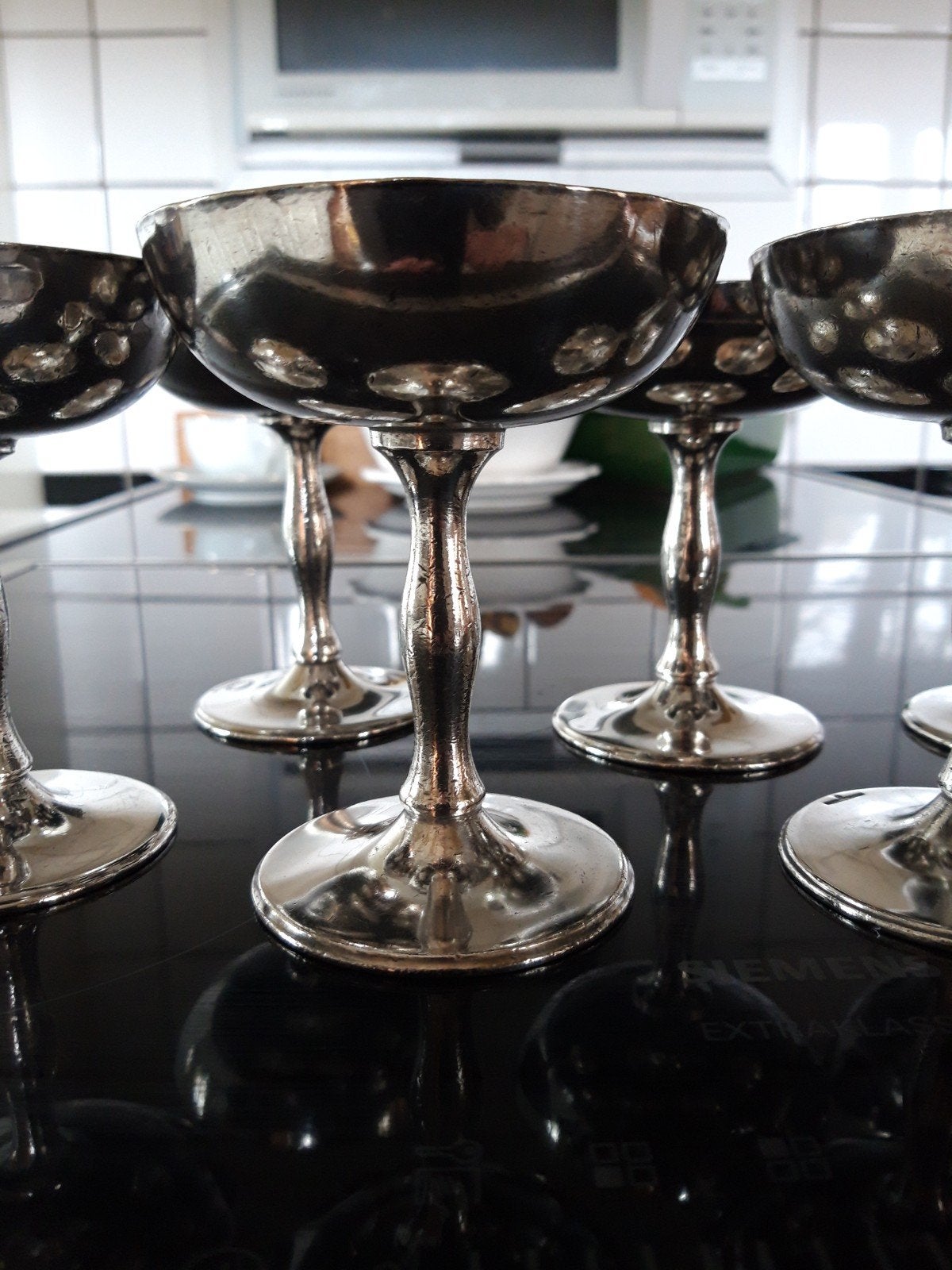 6x Vintage IJscoupes van Rutex Rotterdam, Ophalen of Verzenden