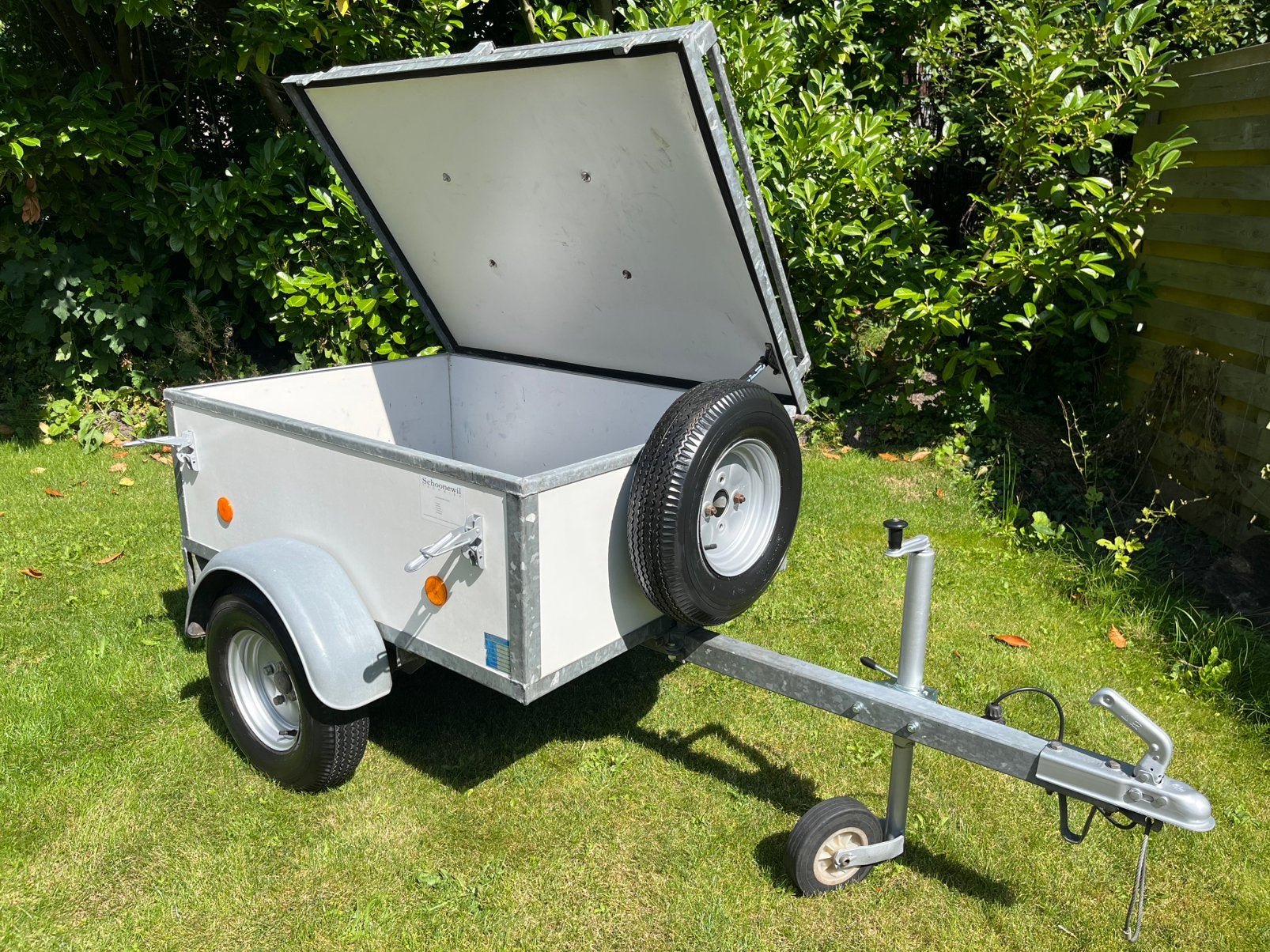 Nette RIESKE bagagewagen Nieuwe banden + afdekzeil + slot, Auto diversen, Ophalen, Gebruikt