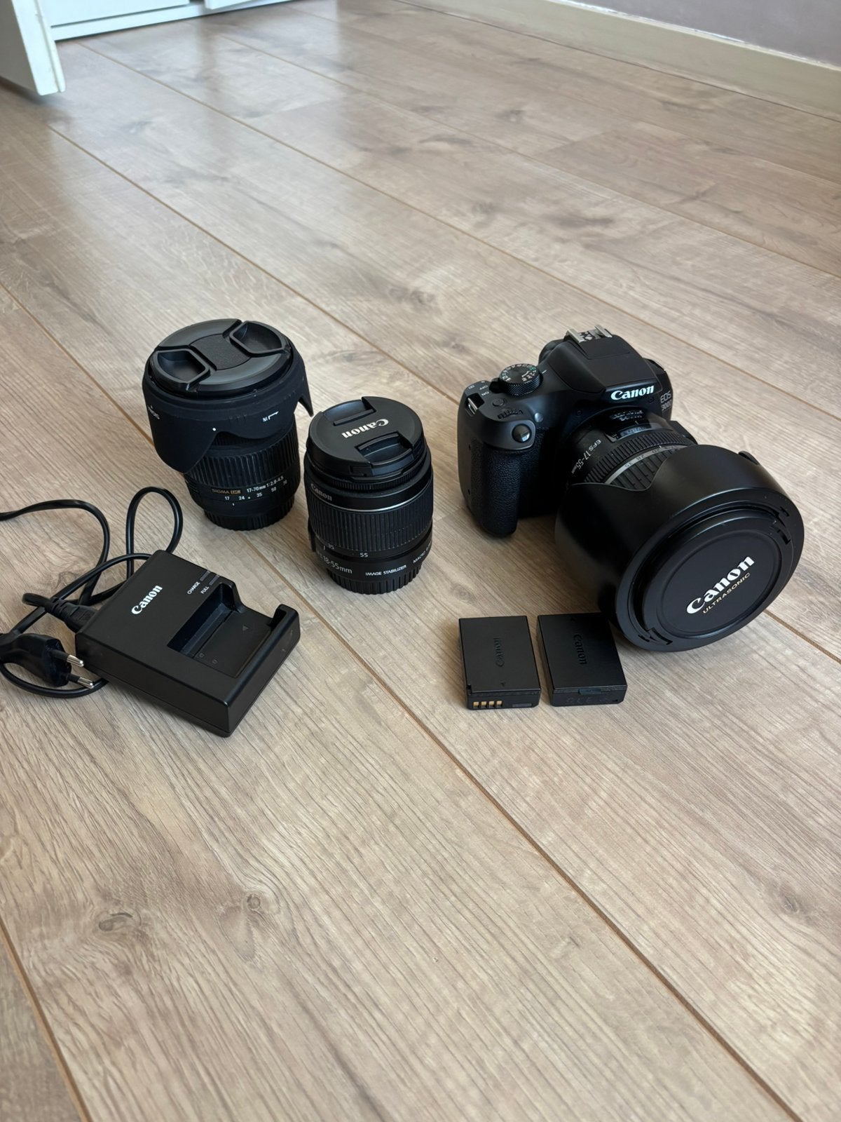 Complete Canon set (spiegelreflex), Ophalen, Zo goed als nieuw, Canon, Geen optische zoom