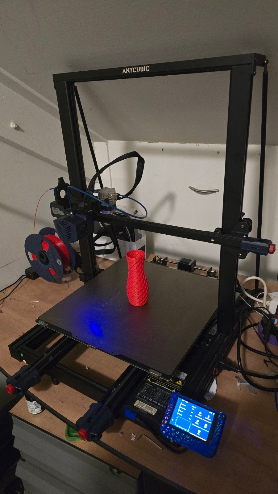 Anycubic Kobra Max 3D-printer met Upgrades., Computers en Software, 3D Printers, Gebruikt, Filament, Ingebouwde Wi-Fi, Ophalen