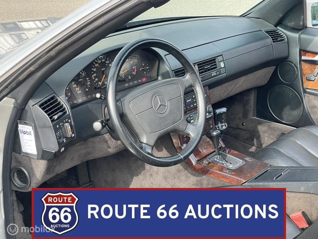 Mercedes-Benz SL 300 | 1992 | Route 66 Auctions, Auto's, Oldtimers, Overige carrosserieën, Zwart, Mercedes-Benz, Bedrijf