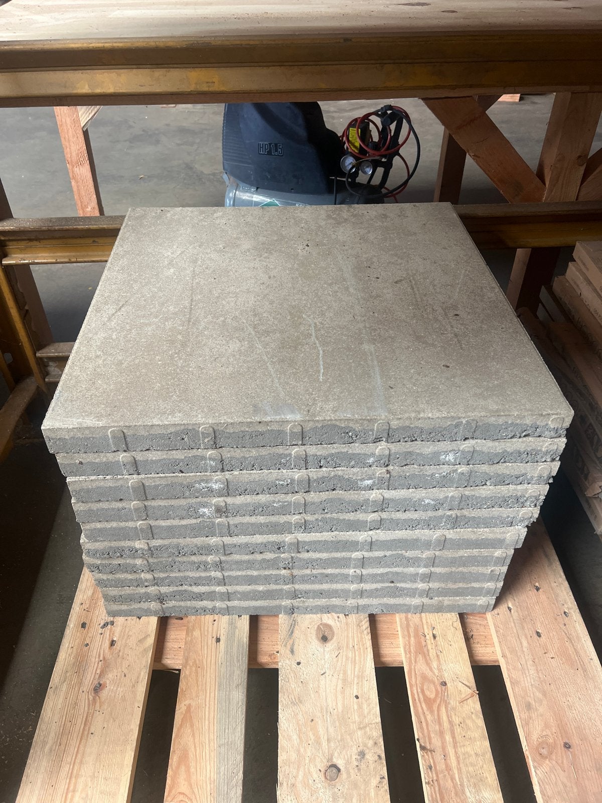 10x Terrastegels 60x60x4 cm - Nieuw! (3,6 m2), Ophalen, Nieuw, Minder dan 5 m², Beton