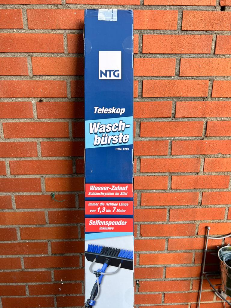 Telescopische wasborstel set, 7 meter. Nieuw., Ophalen of Verzenden, Overige typen
