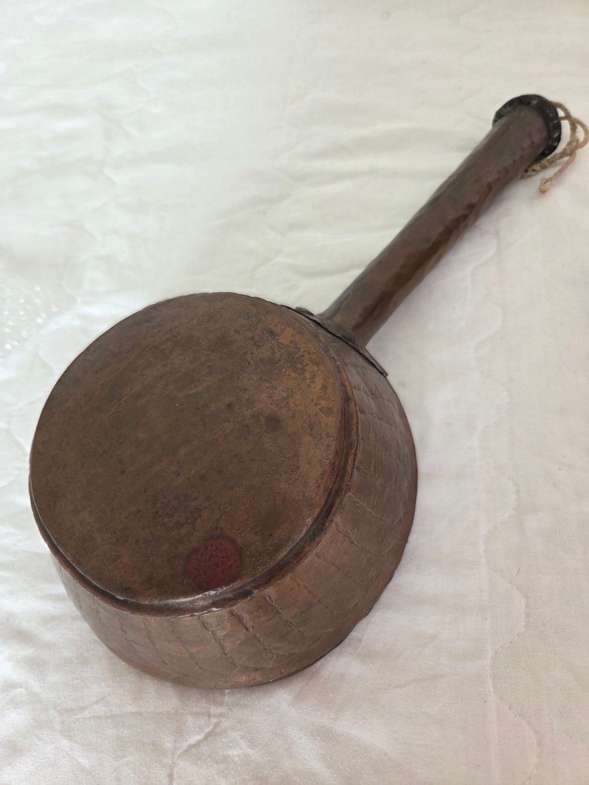 Antieke steelpan oud koper, Ophalen of Verzenden, Koper