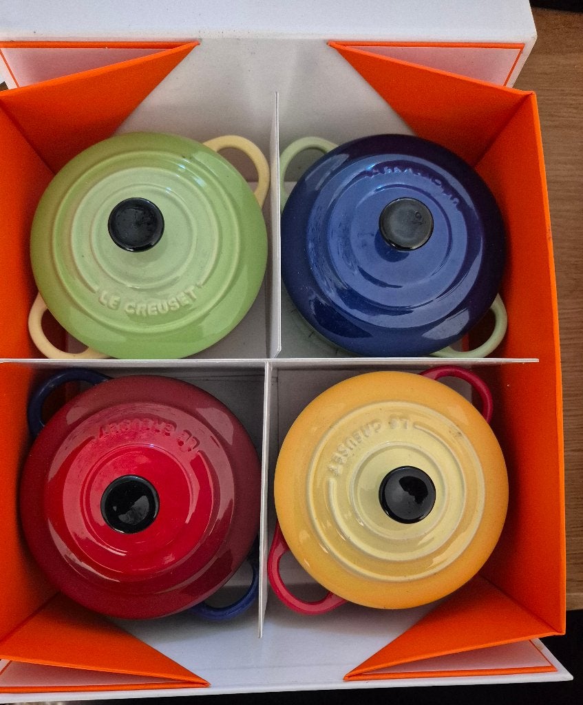 le Creuset pannetjes in OVP, Overige materialen, Verzenden, Overige typen, Nieuw