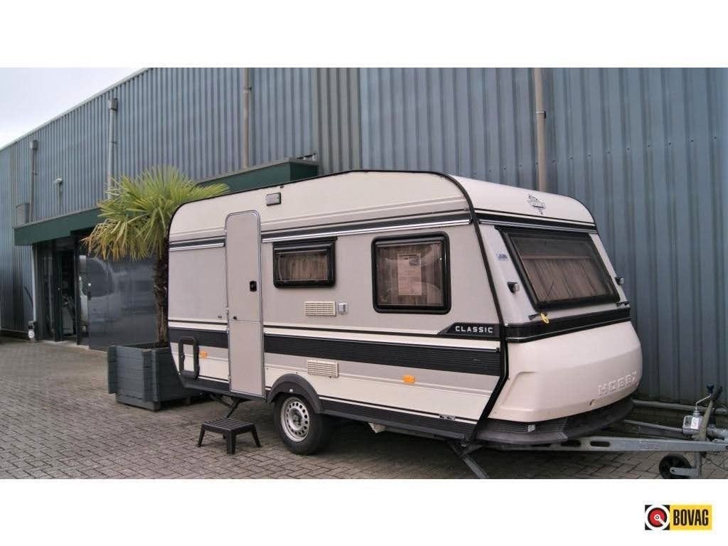 Hobby Classic 420 tm caravan met voortent, Caravans en Kamperen, Hobby, Treinzit, 750 - 1000 kg, Particulier