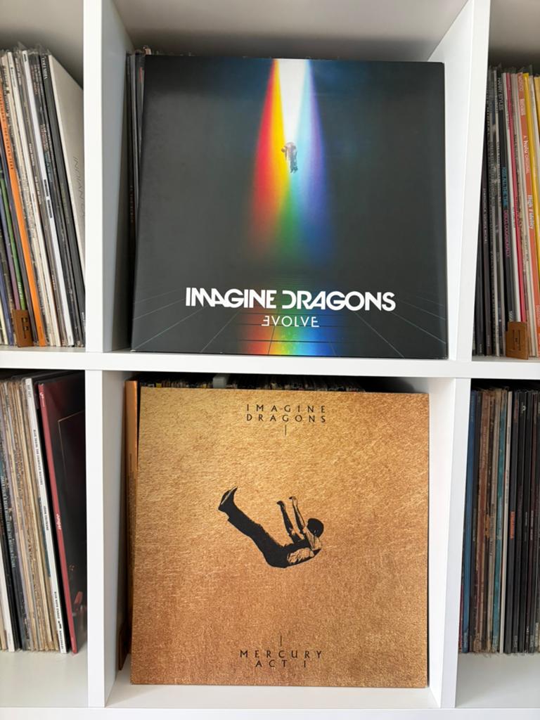 Imagine Dragons - Mercury Act + Evolve vinyl, Ophalen of Verzenden, Zo goed als nieuw, 12 inch