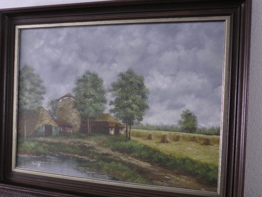 schilderij, Antiek en Kunst, Ophalen of Verzenden