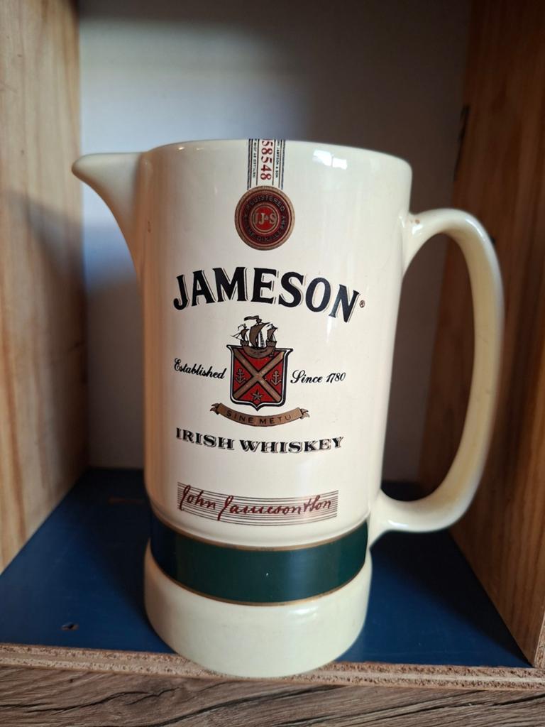 Vintage Jameson Irish Whiskey waterkan/pitcher, Ophalen of Verzenden