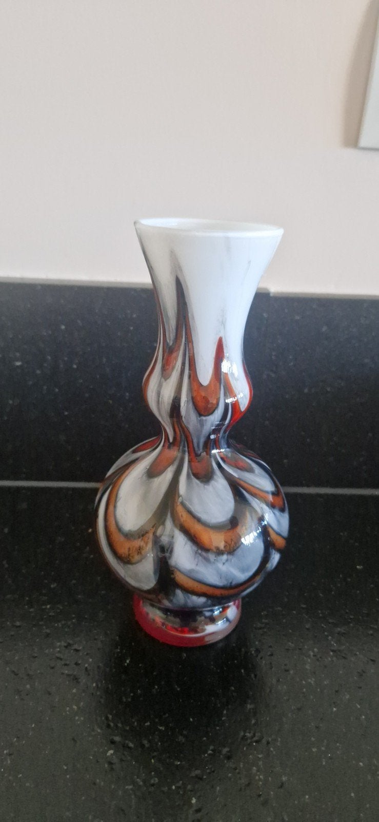 Italiaanse Vaas van glas, Ophalen
