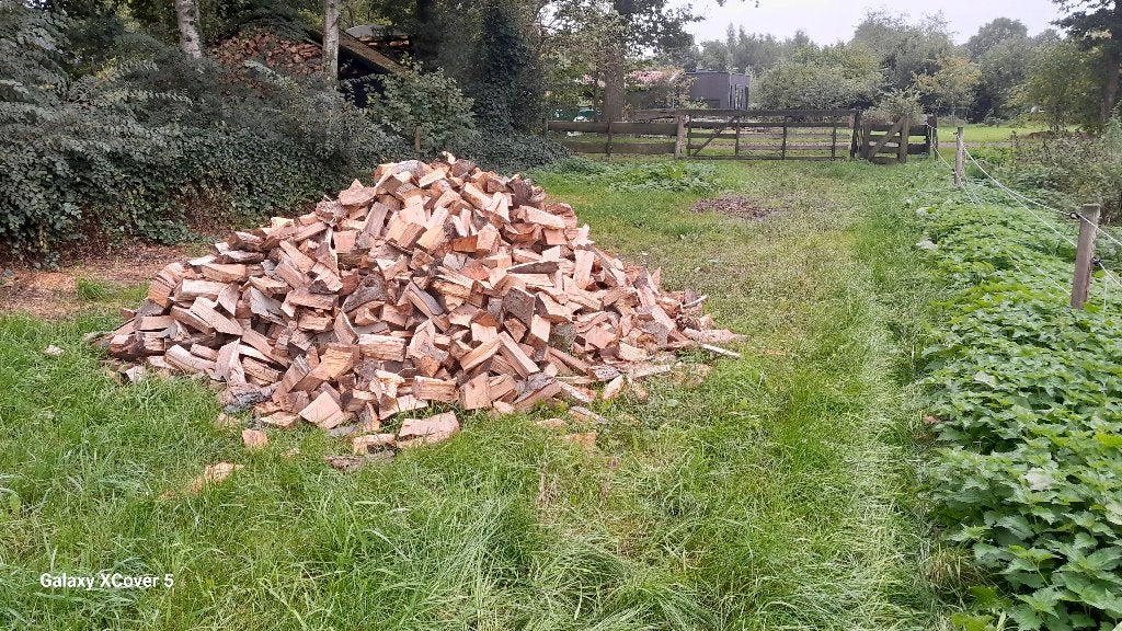 haardhout, Tuin en Terras, 3 tot 6 m³, Ophalen, Eikenhout, Blokken