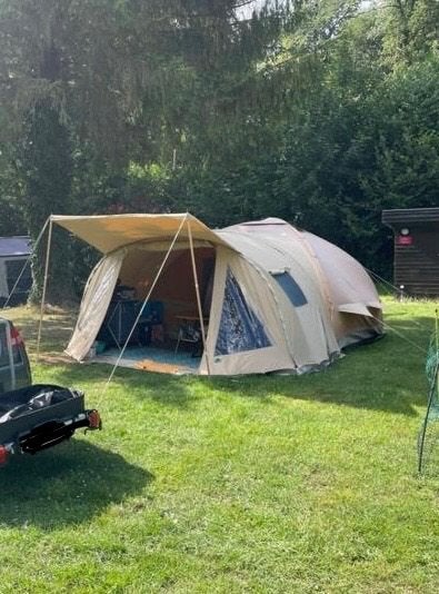 Karsten 350  350 cm  3 luifels + regenluifel + koppelstuk, Ophalen, Tot en met 5
