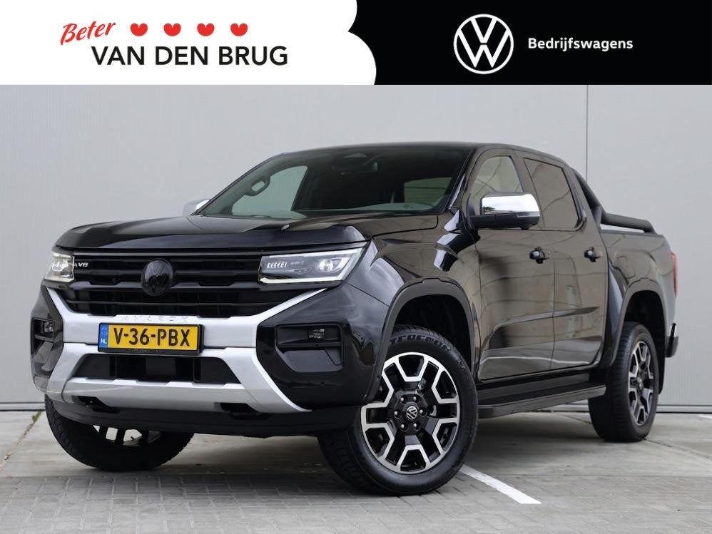 Volkswagen Amarok 3.0 TDI V6 204pk 4Motion Aventura | Harman, Auto's, Automaat, Gebruikt, 2993 cc, Zwart