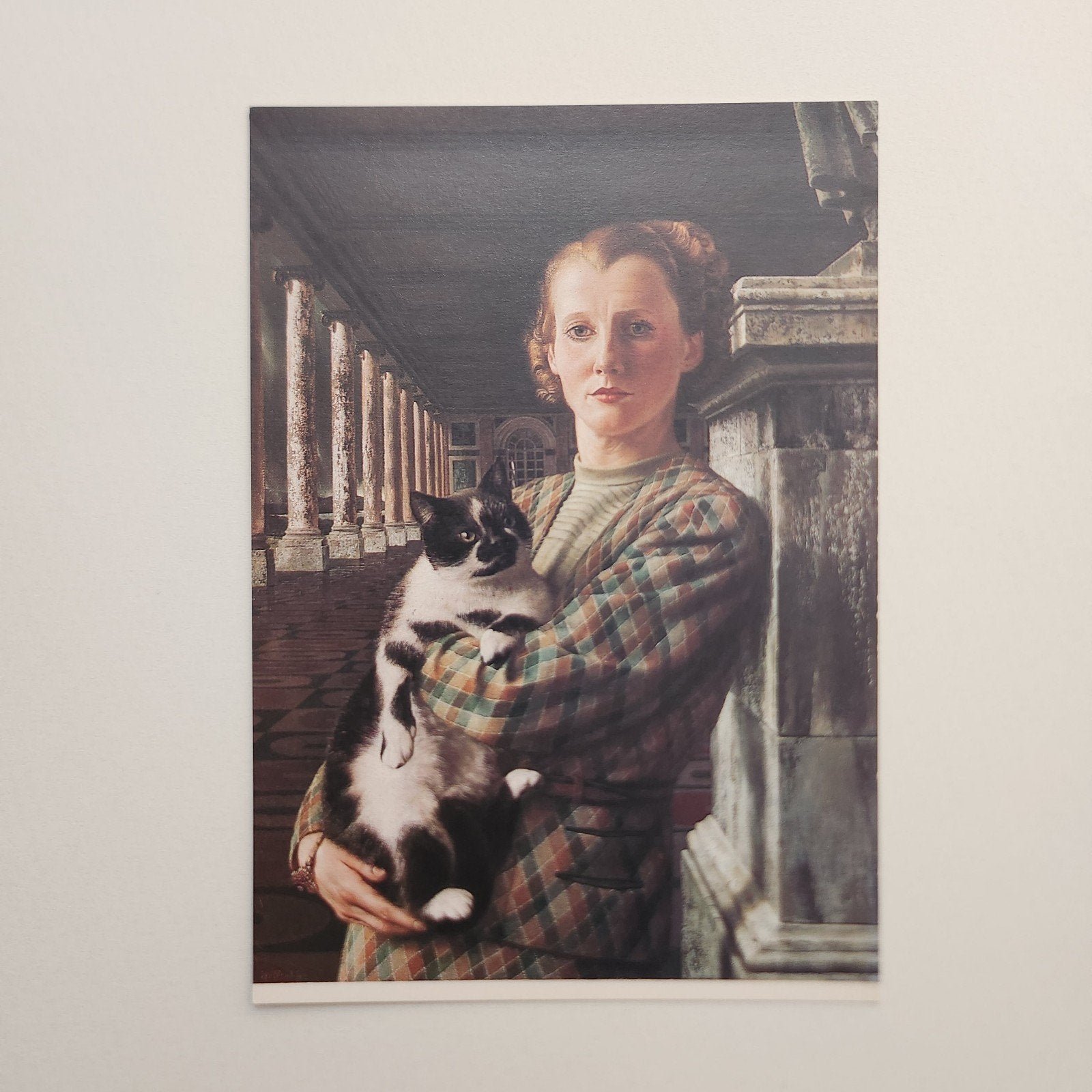 mx Carel Willink - Wilma met kat - Ansichtkaart, Verzenden, 1980 tot heden, Overige thema's