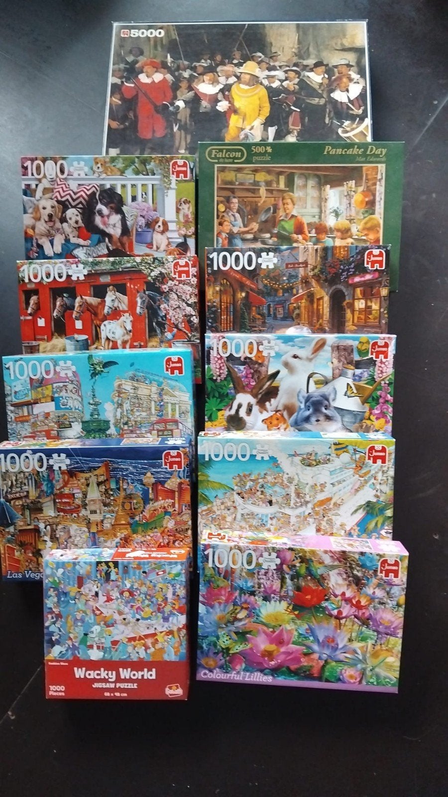 collectie legpuzzels, diverse thema's en aantallen, Hobby en Vrije tijd, Denksport en Puzzels, Ophalen, Meer dan 1500 stukjes