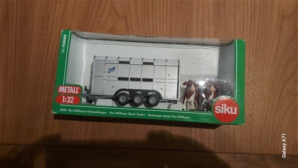 Siku 2890 Veeaanhanger, Ophalen of Verzenden, Zo goed als nieuw, Tractor of Landbouw, SIKU