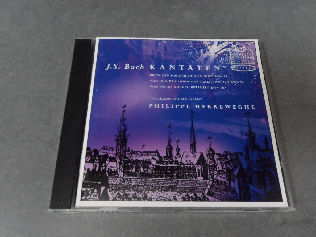 Bach, Collegium Vocale, Philippe Herreweghe / Kantaten, Verzenden, Barok, Gebruikt, Overige typen
