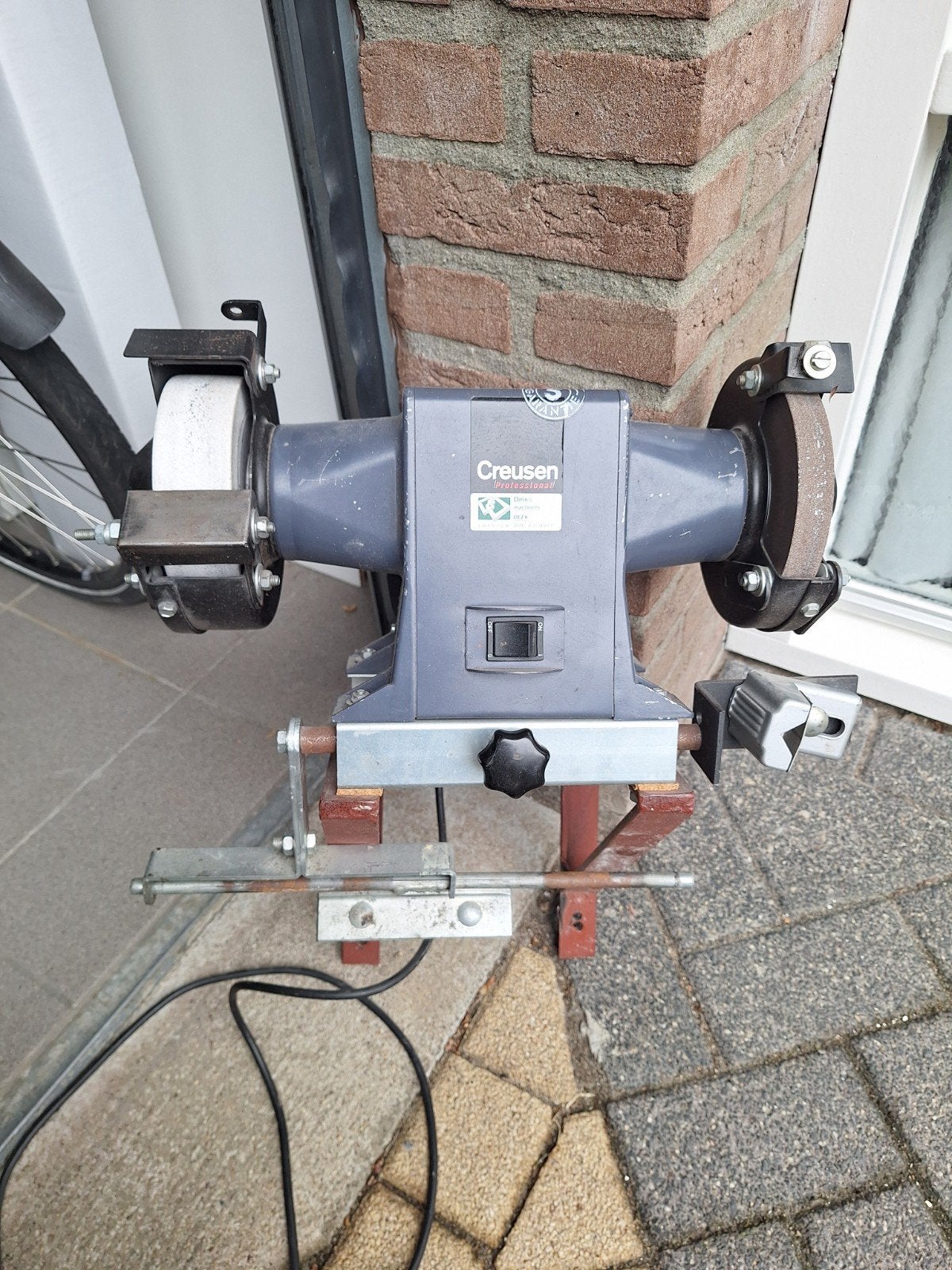 Creusen DS 8150 TS Werkbankslijpmachine, Doe-het-zelf en Verbouw, Ophalen, Gebruikt, Minder dan 700 watt, Werkbankslijpmachine
