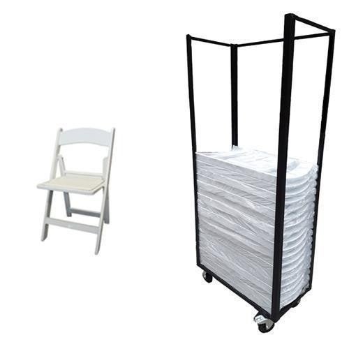 Aanbieding 30 Weddingchairs met transportkar, Hobby en Vrije tijd, Feestartikelen, Verzenden, Nieuw, Versiering, Abraham of Sarah